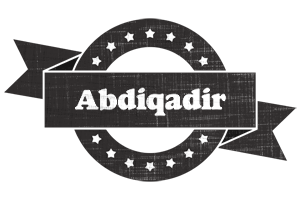 Abdiqadir grunge logo