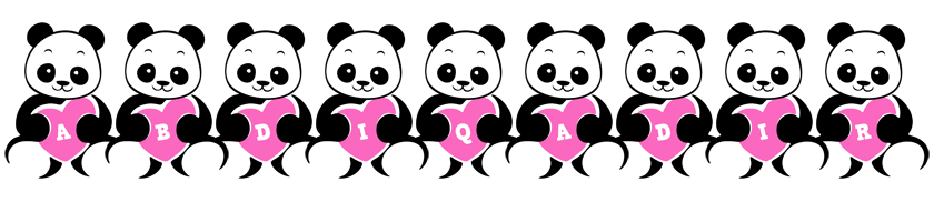 Abdiqadir love-panda logo