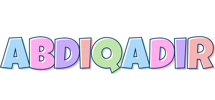 Abdiqadir pastel logo
