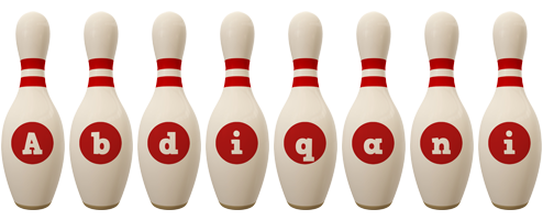 Abdiqani bowling-pin logo