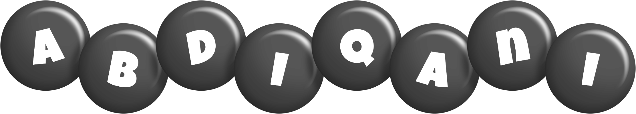 Abdiqani candy-black logo