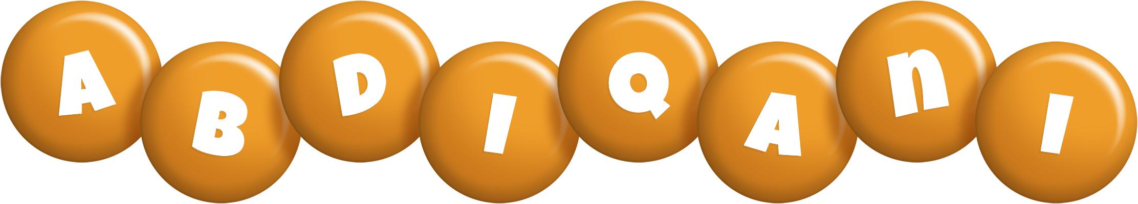 Abdiqani candy-orange logo