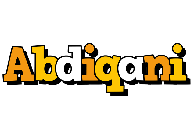 Abdiqani cartoon logo