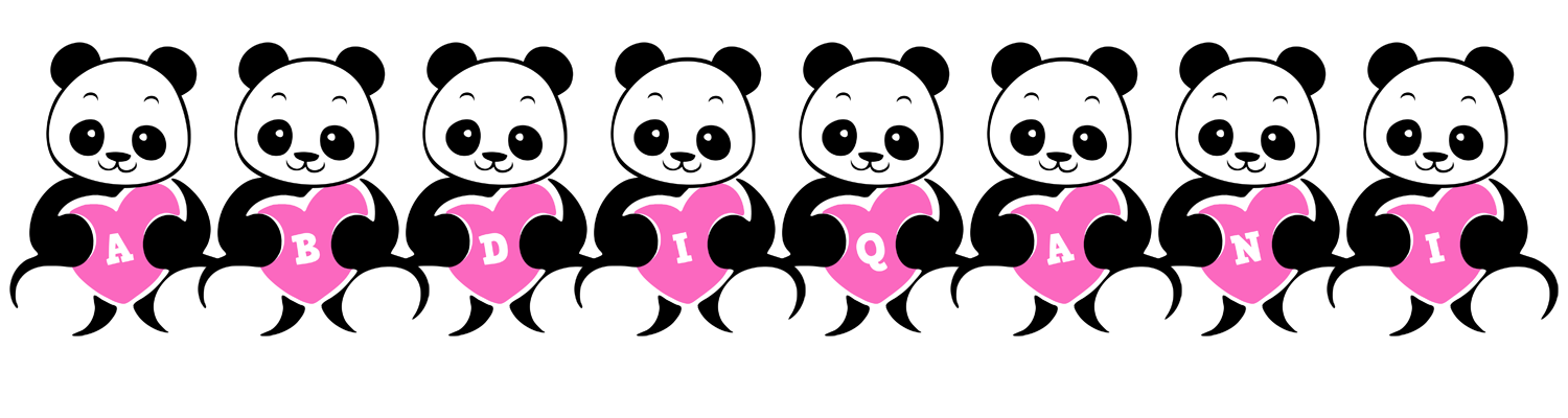Abdiqani love-panda logo
