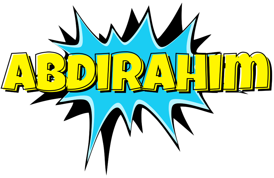 Abdirahim amazing logo