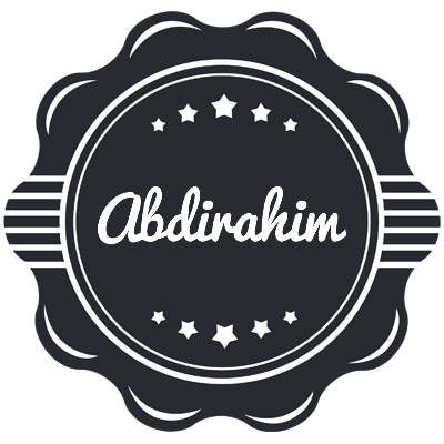 Abdirahim badge logo