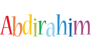 Abdirahim birthday logo