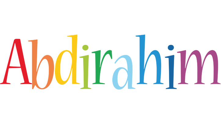 Abdirahim birthday logo