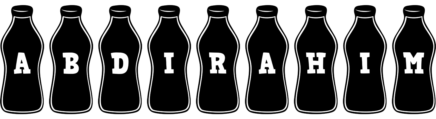Abdirahim bottle logo