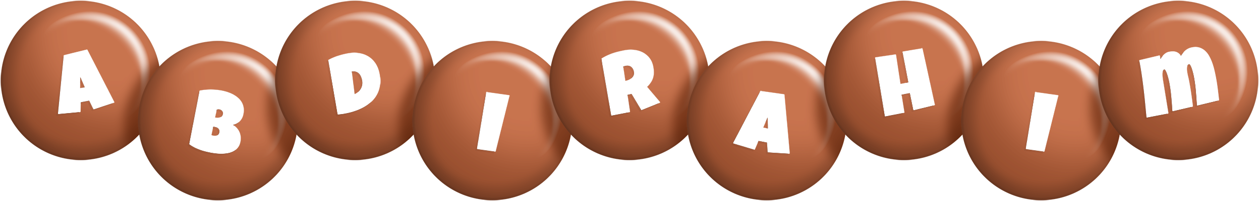 Abdirahim candy-brown logo