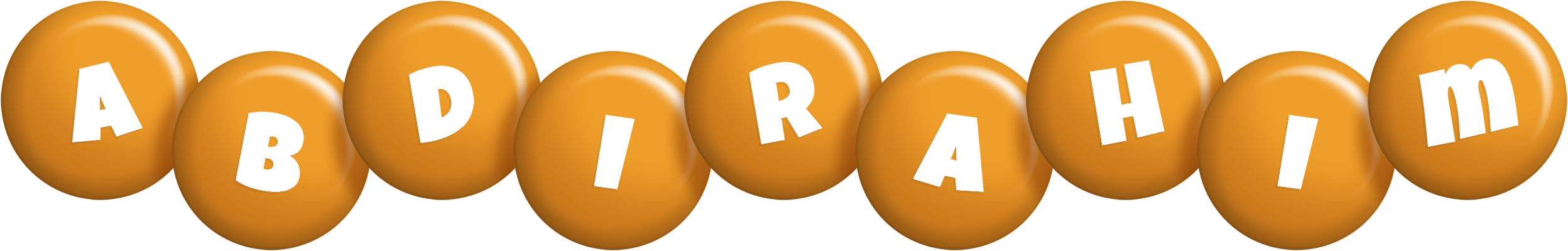 Abdirahim candy-orange logo