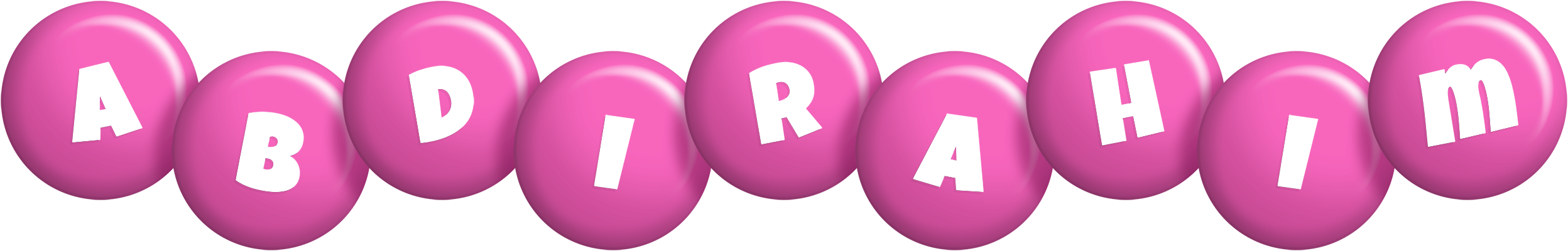 Abdirahim candy-pink logo