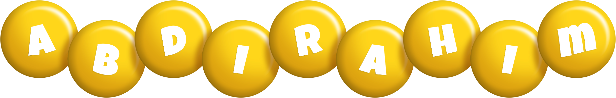 Abdirahim candy-yellow logo
