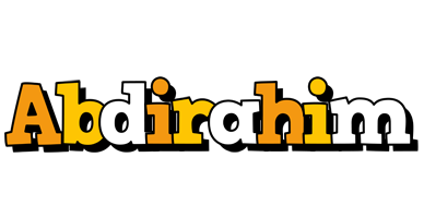 Abdirahim cartoon logo