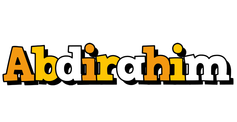 Abdirahim cartoon logo