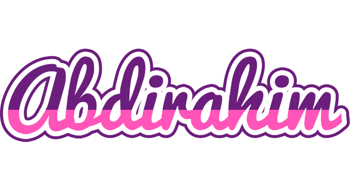 Abdirahim cheerful logo