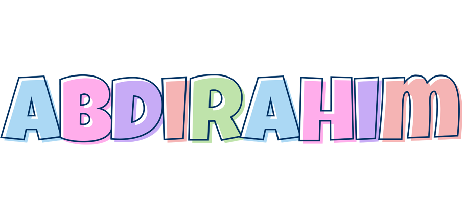 Abdirahim pastel logo