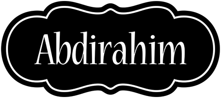 Abdirahim welcome logo