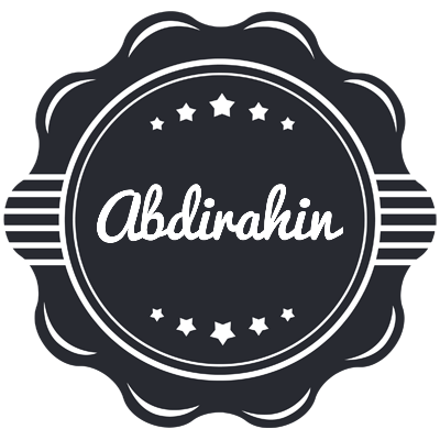 Abdirahin badge logo