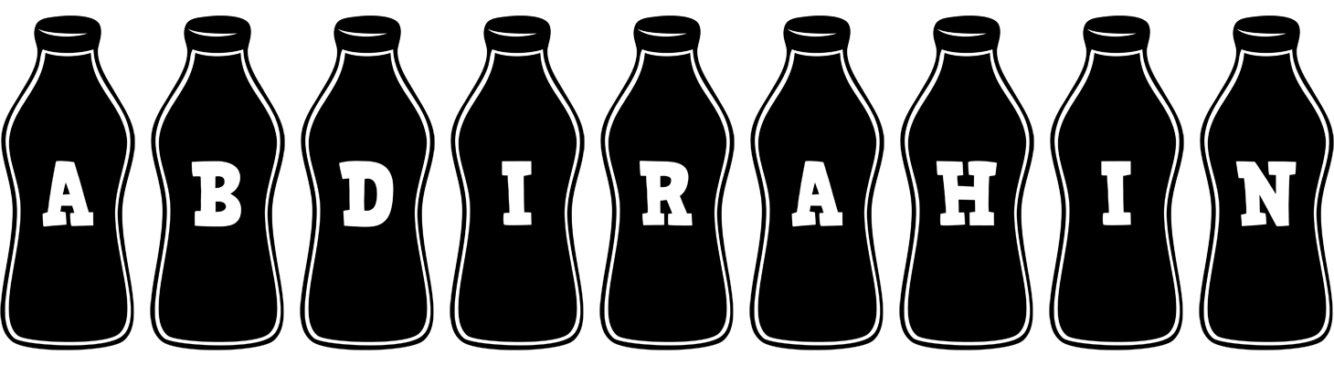 Abdirahin bottle logo
