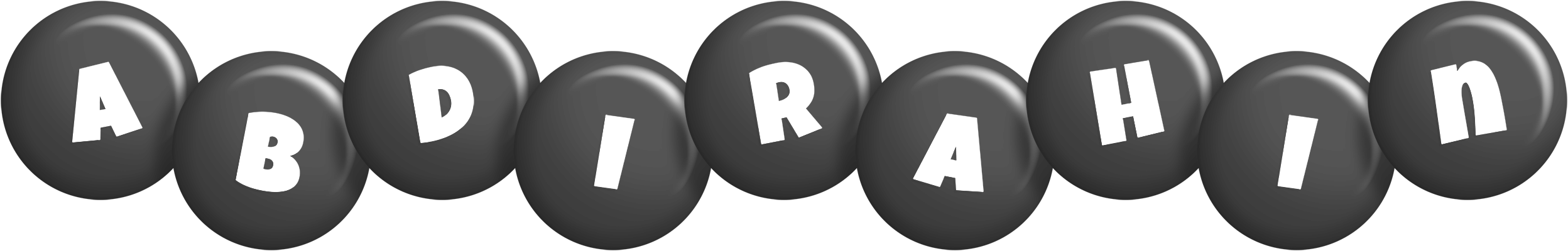 Abdirahin candy-black logo