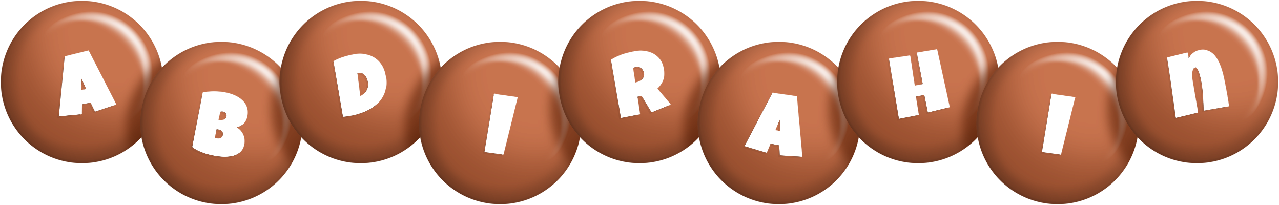 Abdirahin candy-brown logo