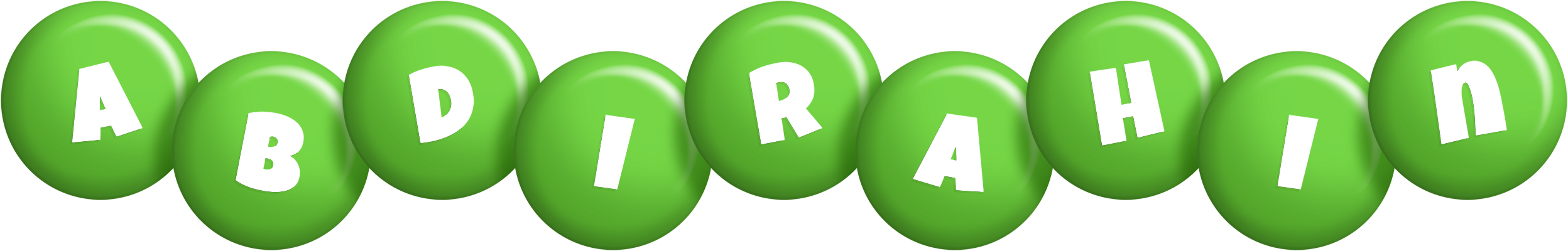 Abdirahin candy-green logo