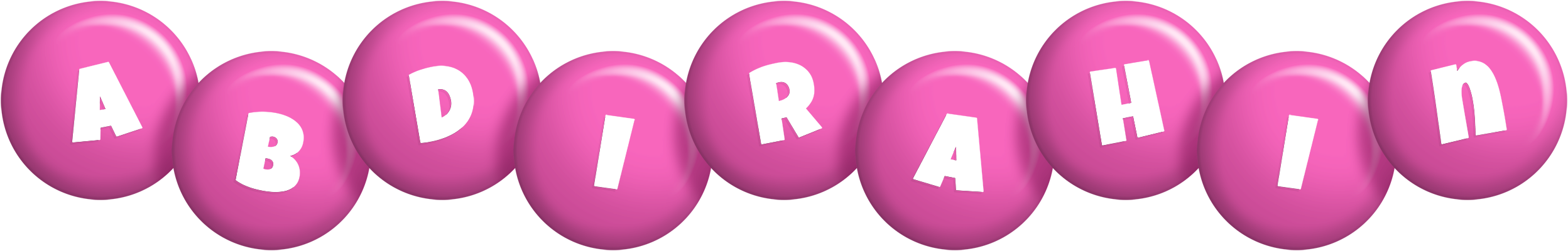 Abdirahin candy-pink logo