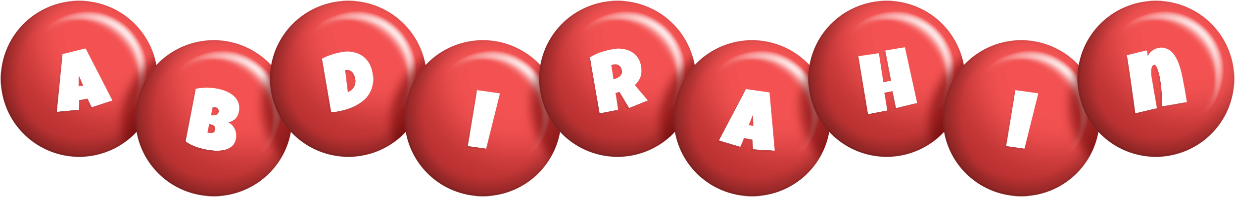 Abdirahin candy-red logo
