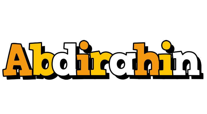 Abdirahin cartoon logo