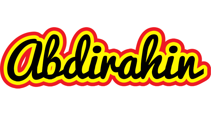 Abdirahin flaming logo