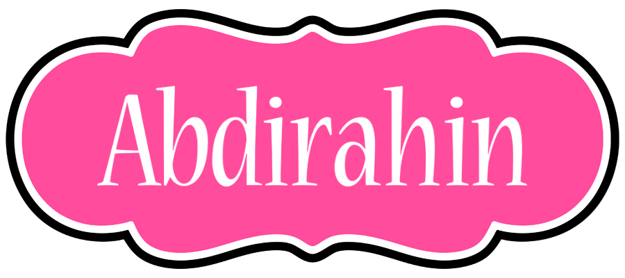 Abdirahin invitation logo