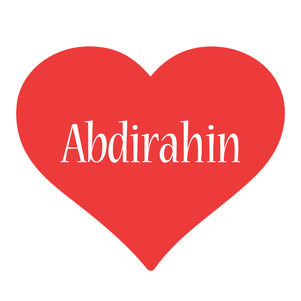 Abdirahin love logo