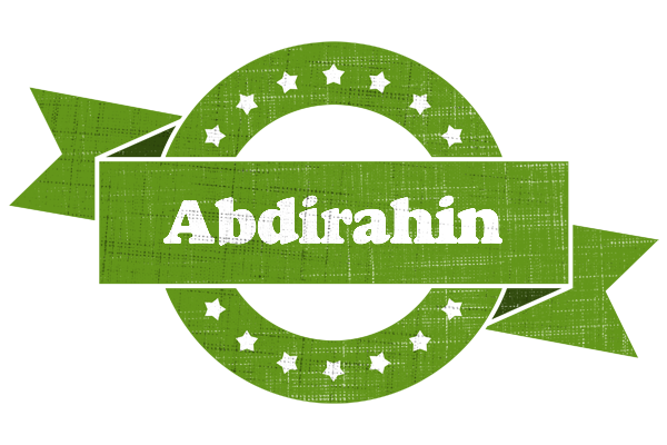 Abdirahin natural logo