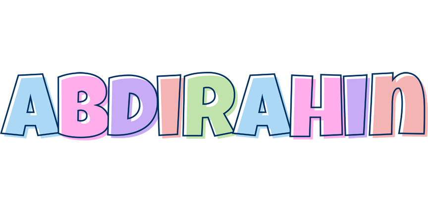 Abdirahin pastel logo