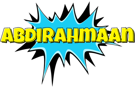 Abdirahmaan amazing logo