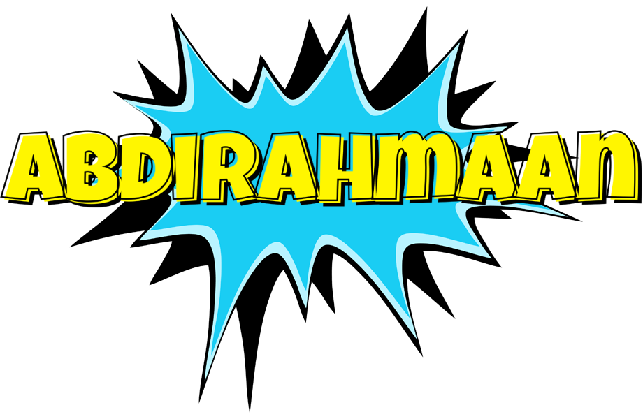 Abdirahmaan amazing logo