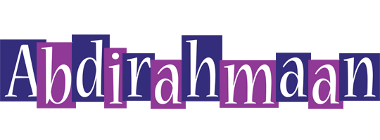 Abdirahmaan autumn logo