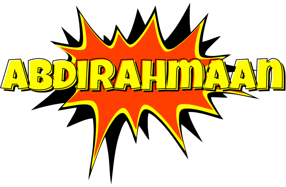 Abdirahmaan bazinga logo