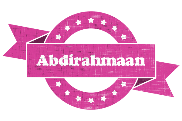 Abdirahmaan beauty logo