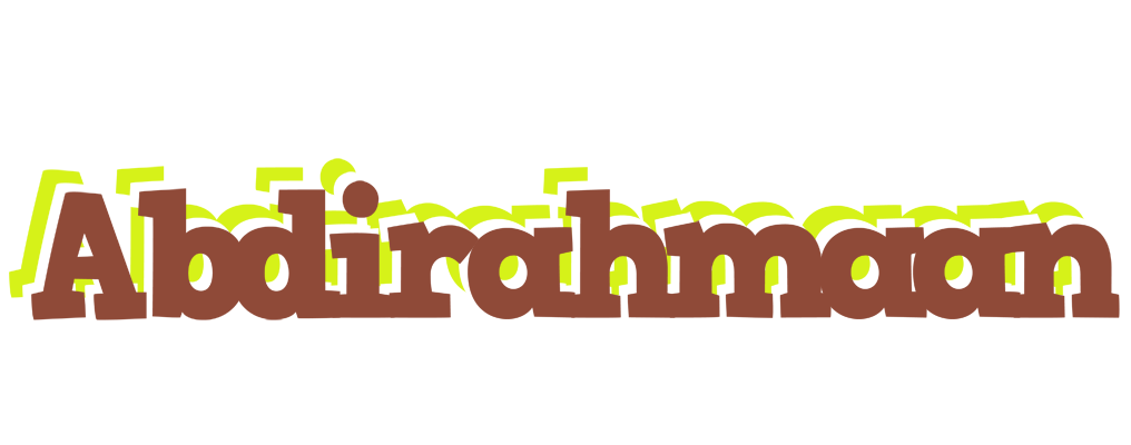 Abdirahmaan caffeebar logo