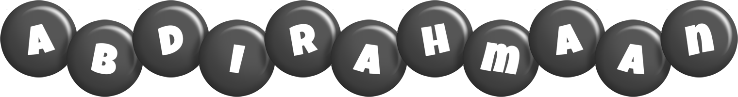Abdirahmaan candy-black logo
