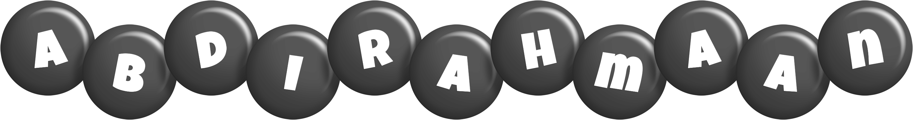 Abdirahmaan candy-black logo