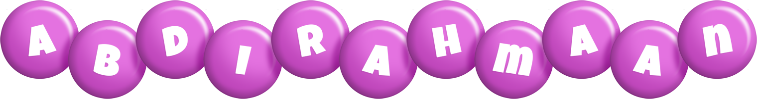 Abdirahmaan candy-purple logo