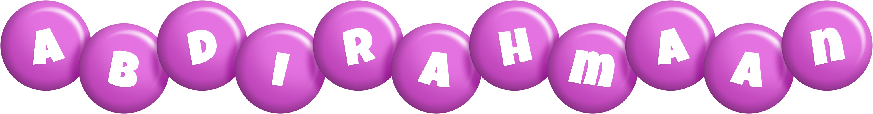 Abdirahmaan candy-purple logo
