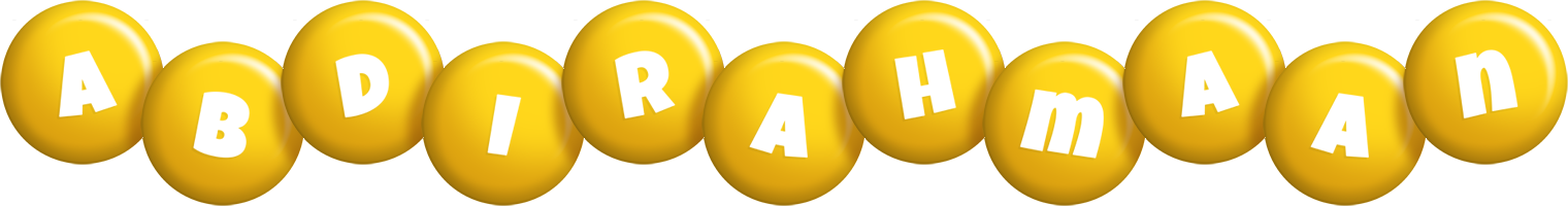 Abdirahmaan candy-yellow logo