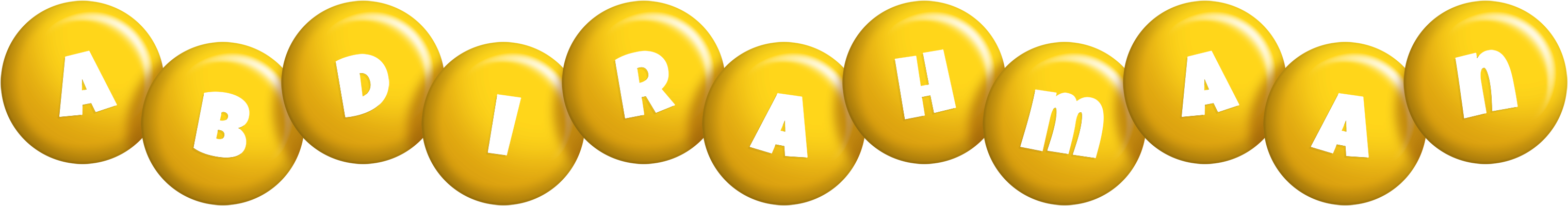 Abdirahmaan candy-yellow logo