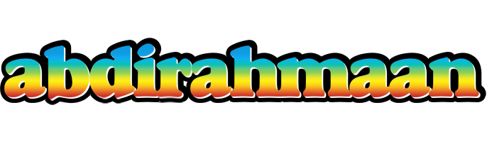 Abdirahmaan color logo
