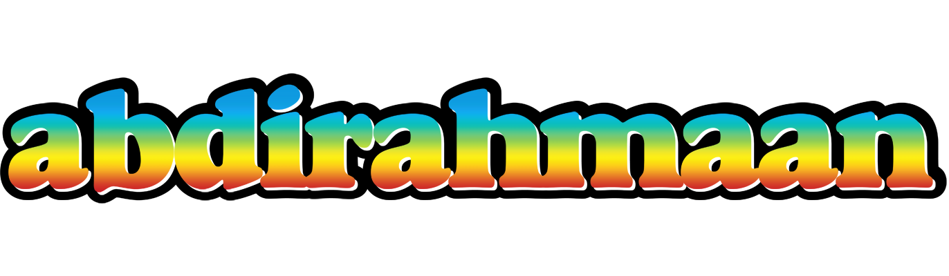 Abdirahmaan color logo