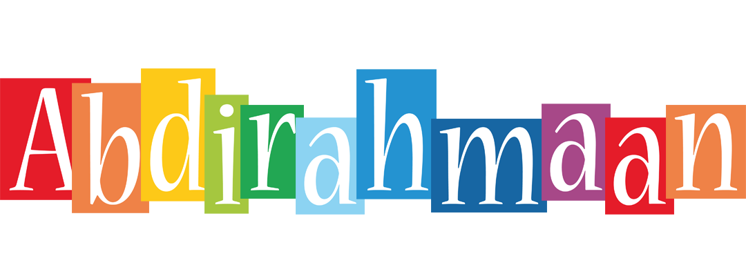 Abdirahmaan colors logo